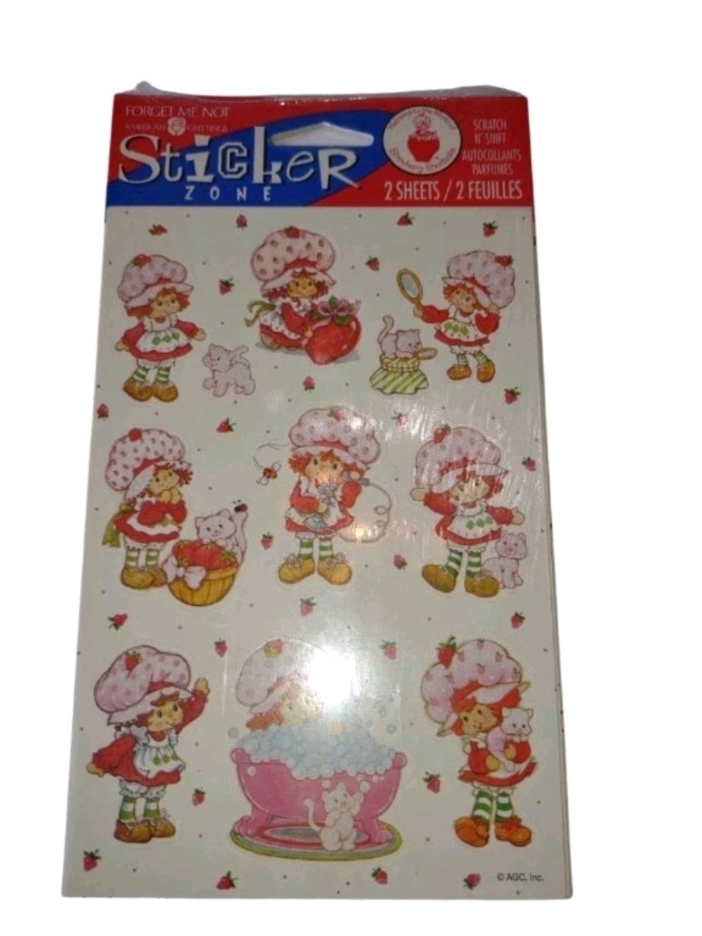 Strawberry Shortcake VINTAGE AMERICAN GREETINGS STICKERS